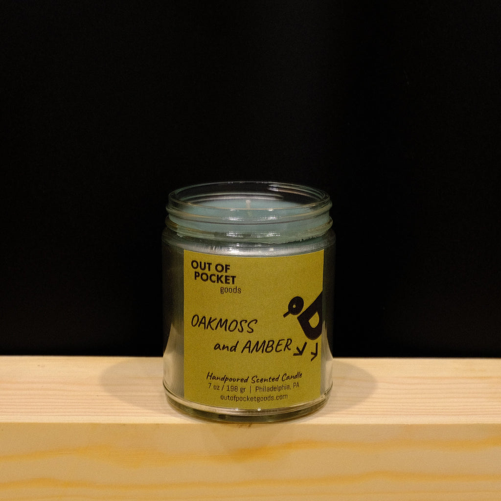 Oakmoss and Amber - Handcrafted Candle