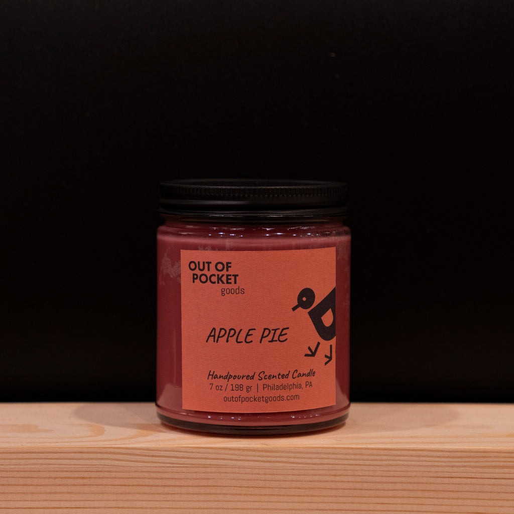 Apple Pie handcrafted candle by Out Of Pocket Goods