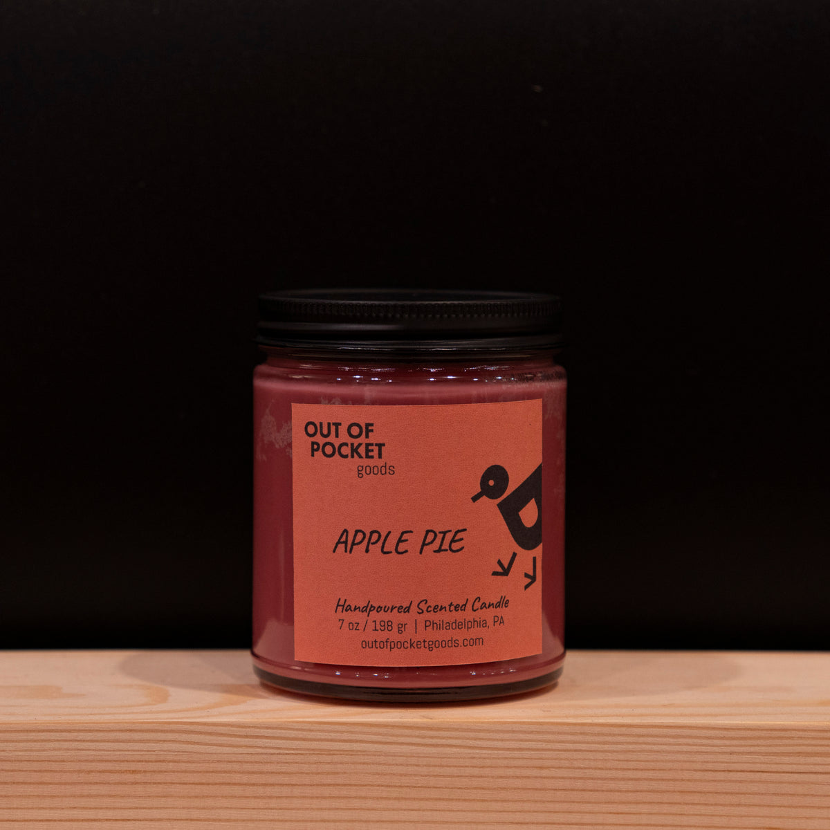 Apple Pie handcrafted candle by Out Of Pocket Goods