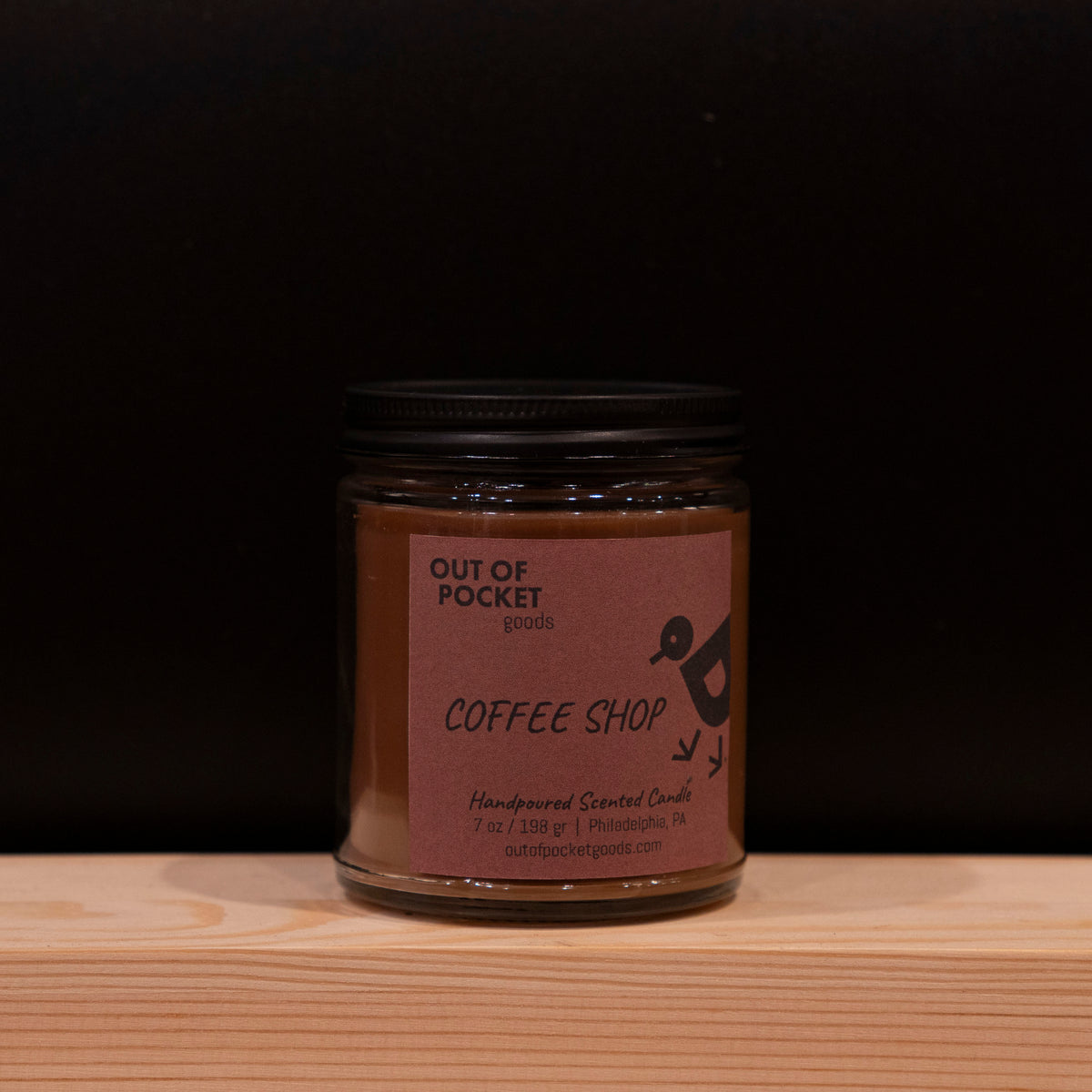 Coffee Shop handcrafted candle by Out Of Pocket Goods