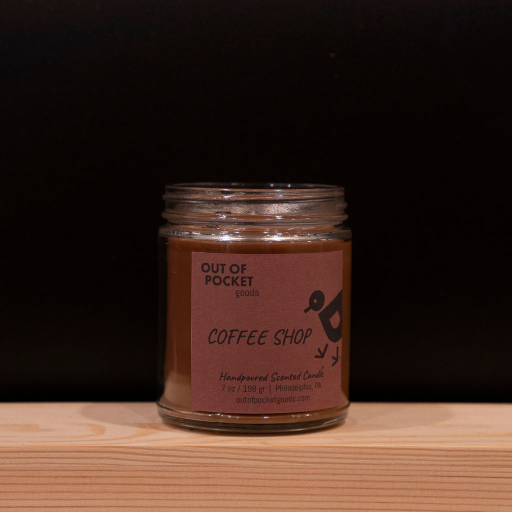 Coffee Shop handcrafted candle – alternate view