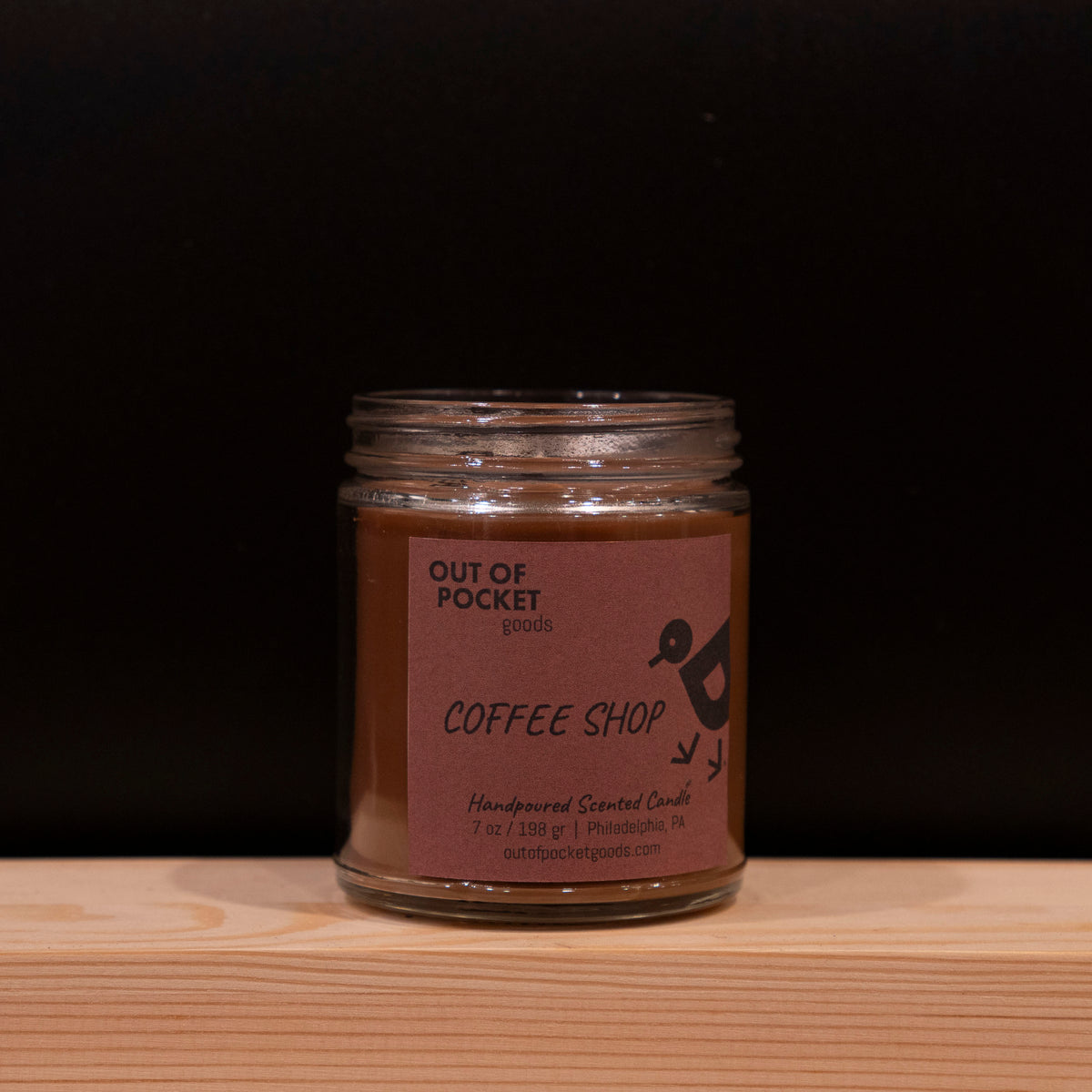 Coffee Shop handcrafted candle – alternate view