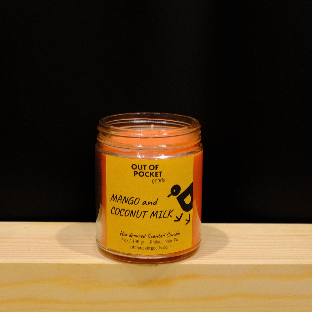 Mango and Coconut Milk - Handcrafted Candle