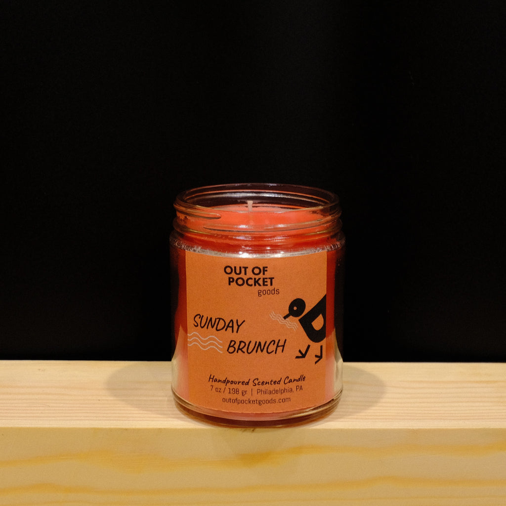Sunday Brunch handcrafted candle by Out Of Pocket Goods