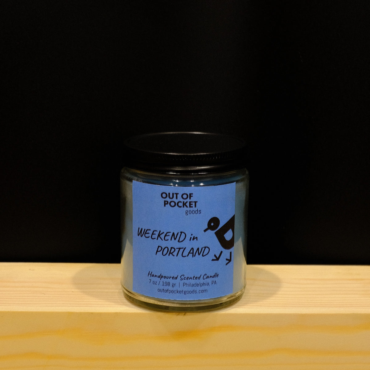 Weekend In Portland handcrafted candle – alternate view