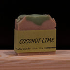 Coconut Lime - Handcrafted Soap Bar – label