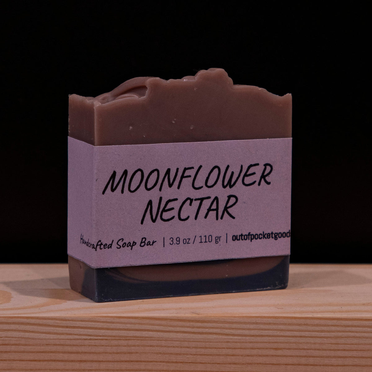 Moonflower Nectar - Handcrafted Soap Bar – label