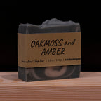 Oakmoss and Amber - Handcrafted Soap Bar – label