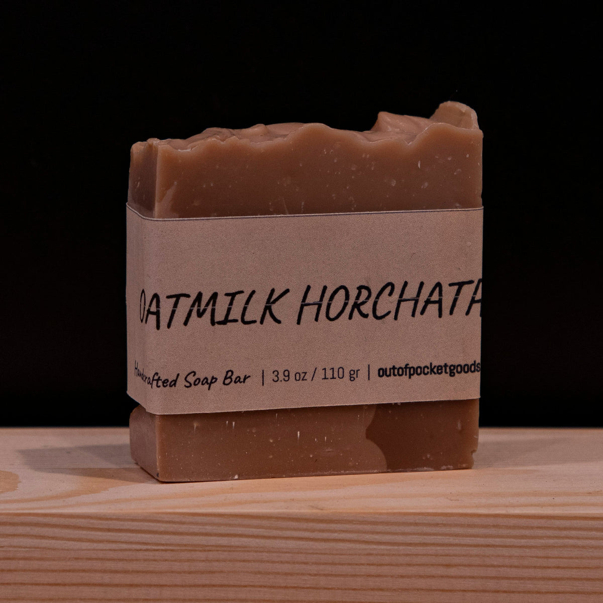 Oatmilk Horchata - Handcrafted Soap Bar – label