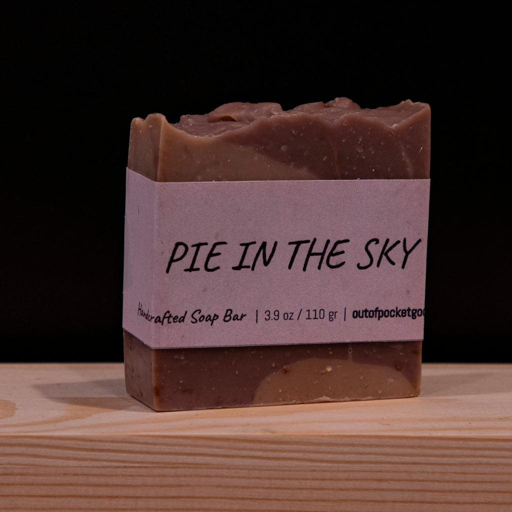 Pie In The Sky - Handcrafted Soap Bar – label