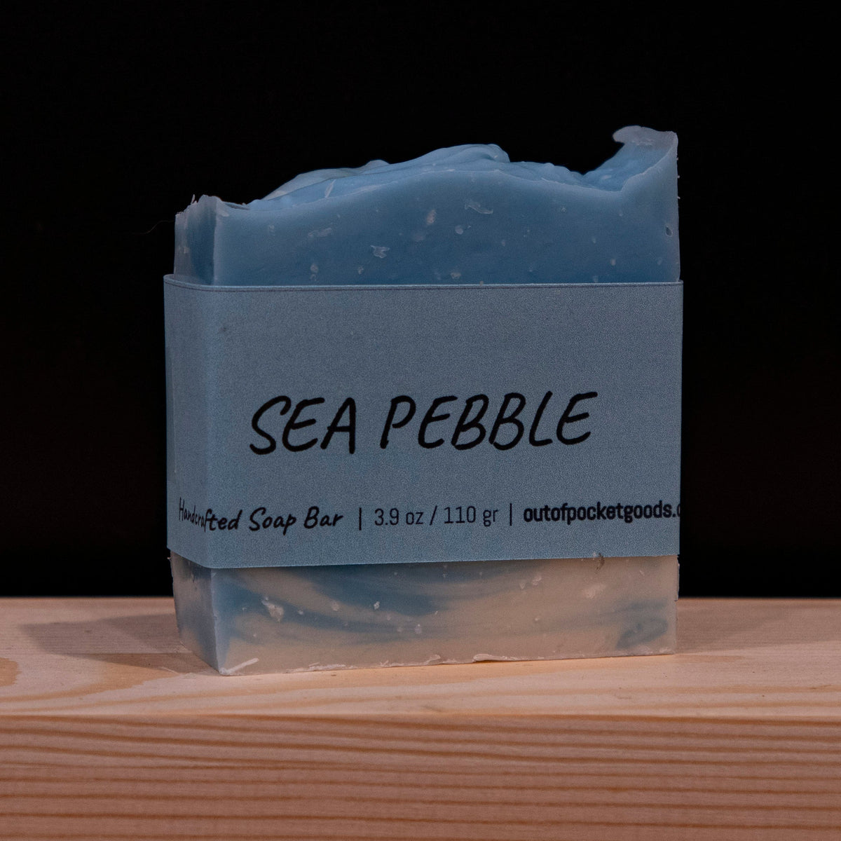 Sea Pebble - Handcrafted Soap Bar – label