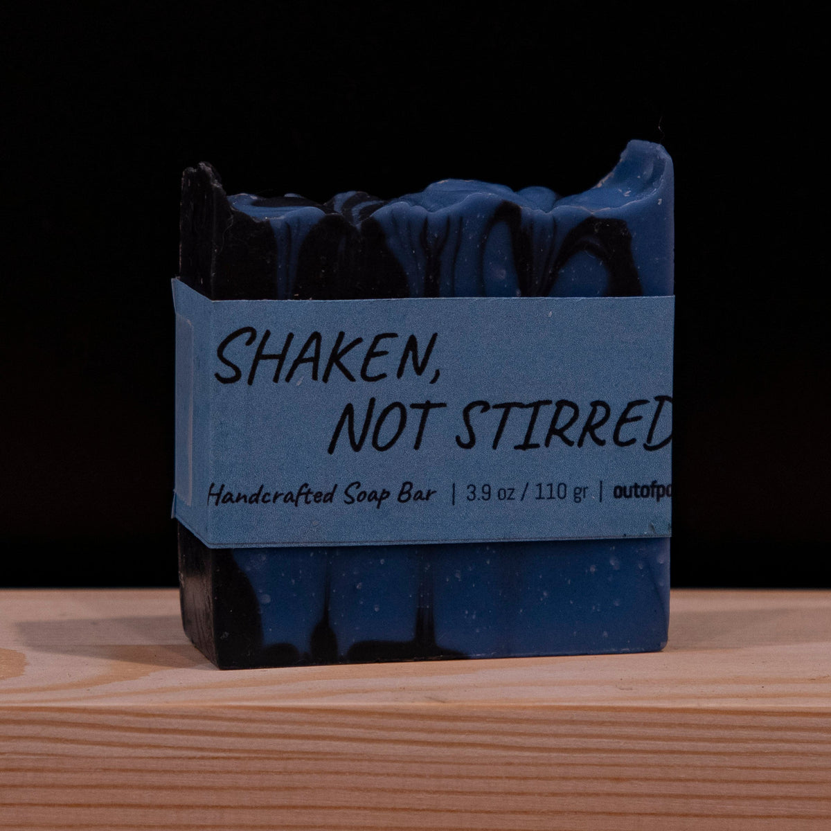 Shaken Not Stirred - Handcrafted Soap Bar – label