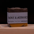 Smoke and Mirrors - Handcrafted Soap Bar – label