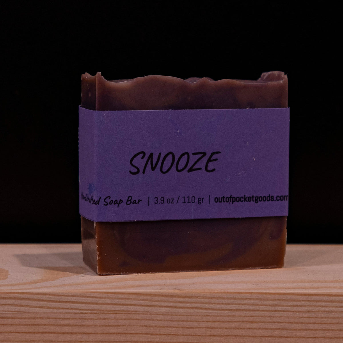 Snooze - Handcrafted Soap Bar – label
