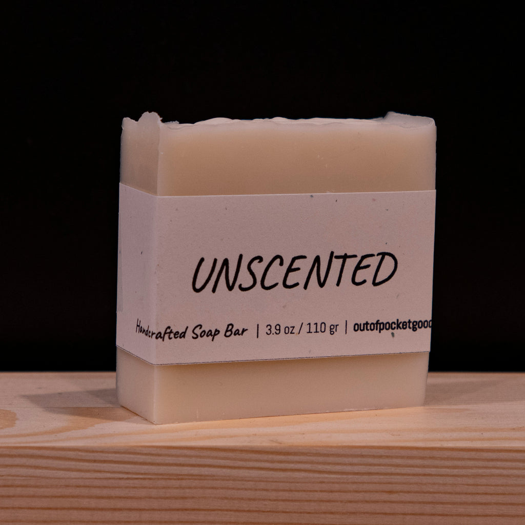 Unscented - Handcrafted Soap Bar – label
